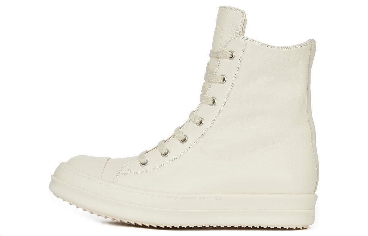 Rick Owens Calfskin High-Top 'Comfort Fashion White' RU02C7890LPO-1111