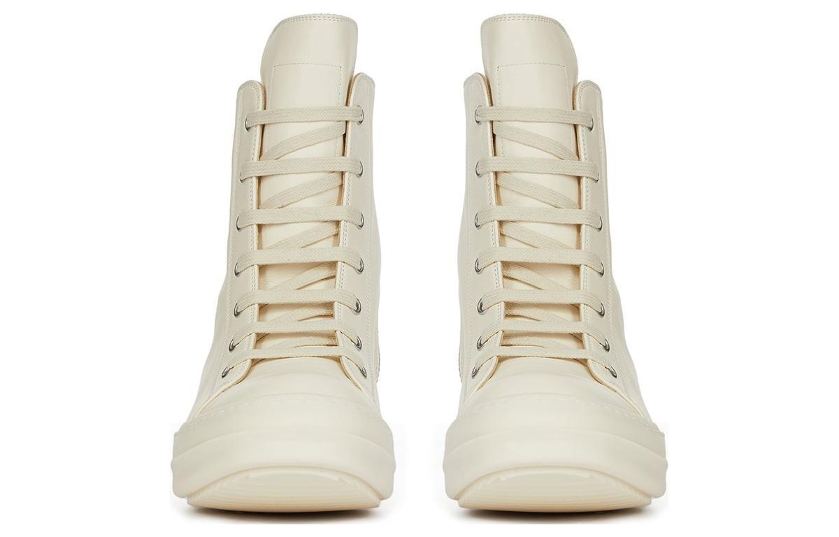 Lookbook Rick Owens Calfskin High-Top 'Moda Cómoda Blanca' RU02C7890LPO-1111