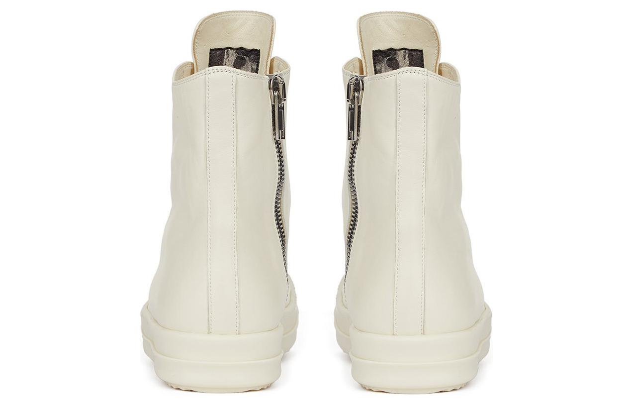 Shop Rick Owens Calfskin High-Top 'Moda Cómoda Blanca' RU02C7890LPO-1111