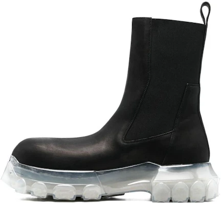 Rick Owens Calfskin Round Toe Ankle Chelsea Boots 'Black' RU01C4881LWN0-90 Buy Rick Owens Calfskin Round Toe Ankle Chelsea Boots 'Black' RU01C4881LWN0-90