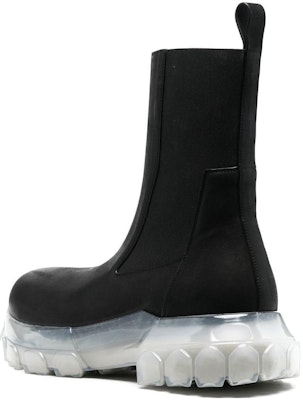 Rick Owens Calfskin Round Toe Ankle Chelsea Boots 'Black' RU01C4881LWN0-90 Lookbook Rick Owens Calfskin Round Toe Ankle Chelsea Boots 'Black' RU01C4881LWN0-90
