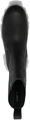 Rick Owens Sepatu Chelsea Boot Hitam Kulit Anak Sapi Ujung Bulat RU01C4881LWN0-90 Shop Rick Owens Sepatu Chelsea Boot Hitam Kulit Anak Sapi Ujung Bulat RU01C4881LWN0-90