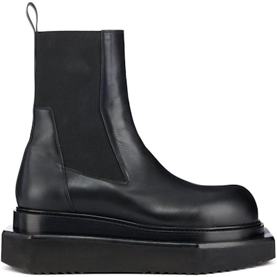 Boot Chelsea Rick Owens 'Kulit Anak Lembu Hitam' RU02C7877LCG-09 Order Boot Chelsea Rick Owens 'Kulit Anak Lembu Hitam' RU02C7877LCG-09