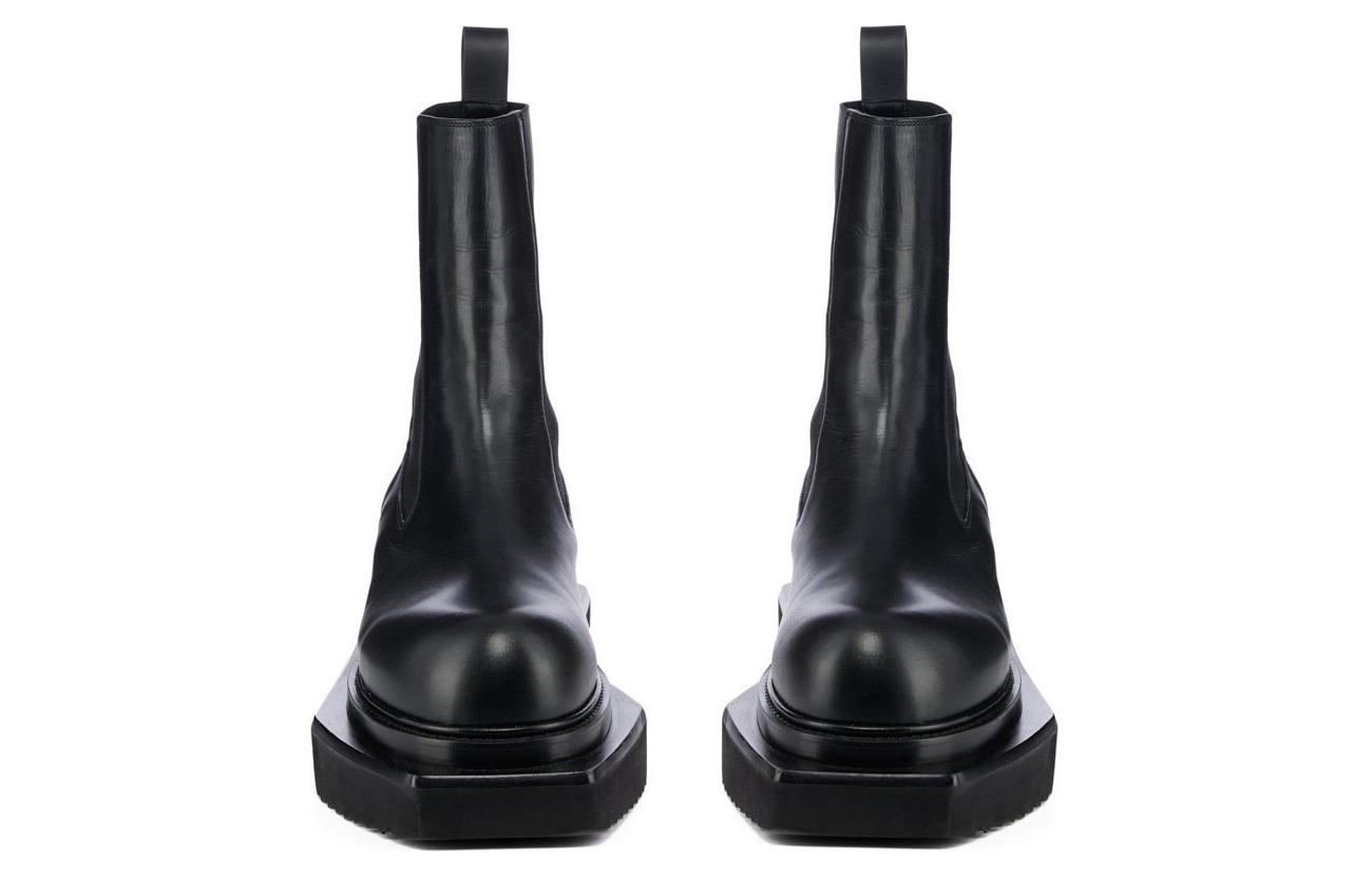 Rick Owens Chelsea Boot 'Black Calfskin' 圖 3