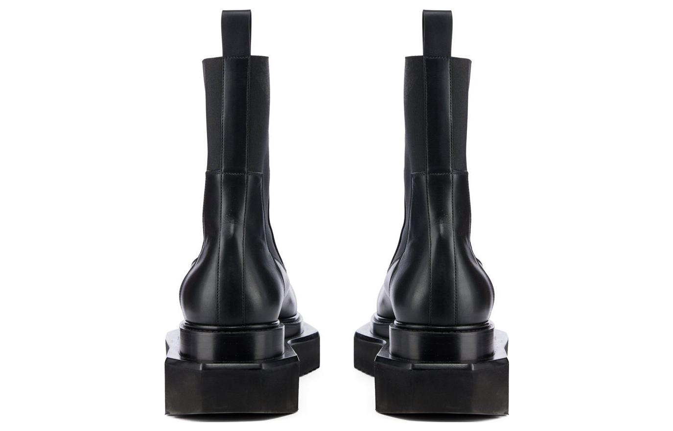 Rick Owens Chelsea Boot 'Black Calfskin' 圖 4