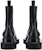 Boot Chelsea Rick Owens 'Kulit Anak Lembu Hitam' RU02C7877LCG-09