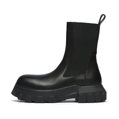 Rick Owens Chelsea Boot 'Black Leather'