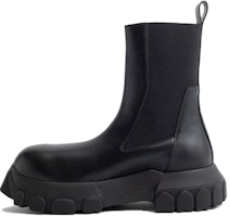 Rick Owens Chelsea Boot 'Black Leather Slip-On' RU02C7881LCG-99 Rick Owens Chelsea Boot 'Black Leather Slip-On' RU02C7881LCG-99