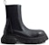 Rick Owens Chelsea Boot 'Slip-On Kulit Hitam' RU02C7881LCG-99