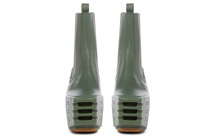 Rick Owens Chelsea Boot 'Green Calfskin' 圖 3