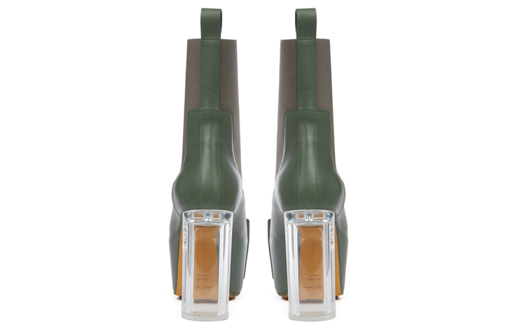 Rick Owens Chelsea Boot 'Green Calfskin' 圖 4
