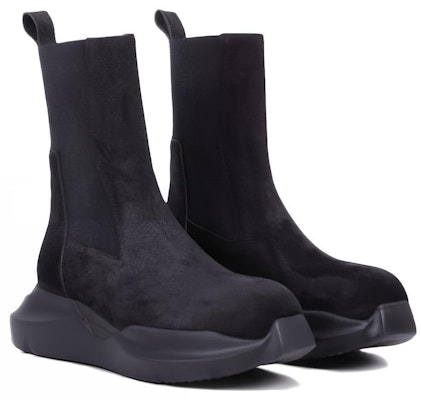 Rick Owens Chelsea Boots 'Beludru Hitam' RU02B2808LCC-99 Shop Rick Owens Chelsea Boots 'Beludru Hitam' RU02B2808LCC-99