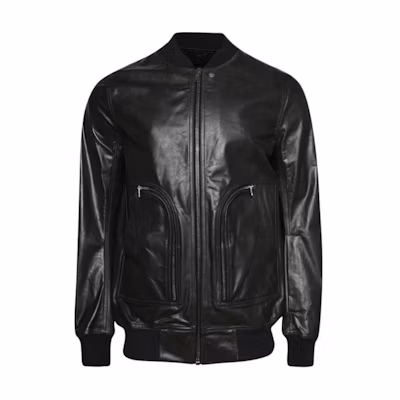 Rick Owens Classic Retro Design Jacket Unisex Black RU01E5771 LTP 09