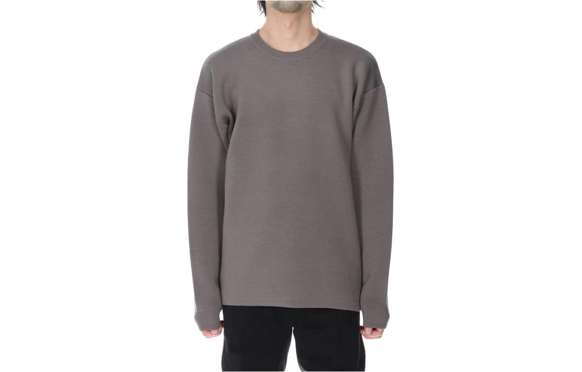 Rick Owens Crewneck Pullover Sweatshirt Grey RU01C4277BA-34