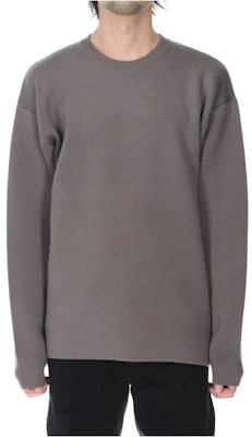 Rick Owens Crewneck Pullover Sweatshirt Grey RU01C4277BA-34 Buy Rick Owens Crewneck Pullover Sweatshirt Grey RU01C4277BA-34