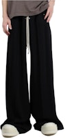 RICK OWENS Drawstring Loose Fit Casual Pants Unisex Black RU02C7366HY-09 RICK OWENS Drawstring Loose Fit Casual Pants Unisex Black RU02C7366HY-09