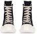 Rick Owens DRKSHDW Abstract High Top Embroidered Pentagram 'Black' DU01C6840DQEM4-9811