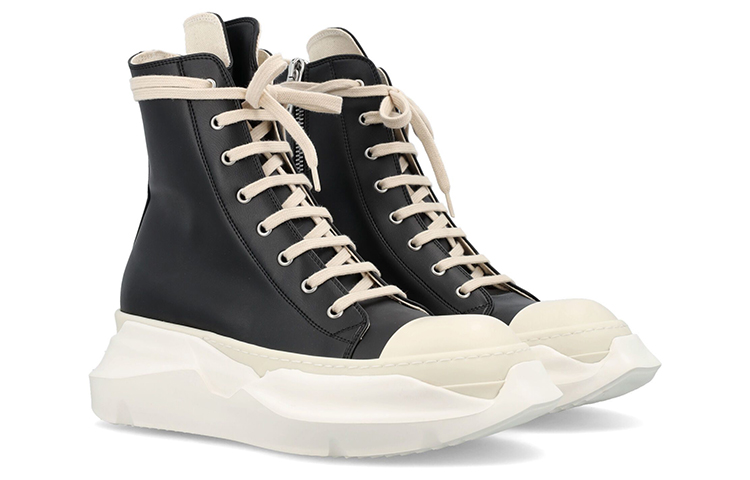 Lookbook Rick Owens DRKSHDW 'Abstract High-Top Hitam' DU02B4840VL-0911