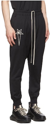 Rick Owens DRKSHDW Celana Jogger Hitam Logo Print. CM02C9244CHJEG09 Shop Rick Owens DRKSHDW Celana Jogger Hitam Logo Print. CM02C9244CHJEG09