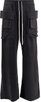 Rick Owens DRKSHDW Black Loose Fit Straight-Leg Drawstring Pants DU02D2394RN-09 Rick Owens DRKSHDW Black Loose Fit Straight-Leg Drawstring Pants DU02D2394RN-09