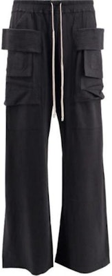 Rick Owens DRKSHDW Celana Panjang Hitam Loose Fit Straight-Leg Drawstring DU02D2394RN-09 Buy Rick Owens DRKSHDW Celana Panjang Hitam Loose Fit Straight-Leg Drawstring DU02D2394RN-09