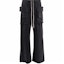 Order Rick Owens DRKSHDW Celana Panjang Hitam Loose Fit Straight-Leg Drawstring DU02D2394RN-09