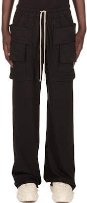 Rick Owens DRKSHDW Celana Panjang Hitam Loose Fit Straight-Leg Drawstring DU02D2394RN-09 Shop Rick Owens DRKSHDW Celana Panjang Hitam Loose Fit Straight-Leg Drawstring DU02D2394RN-09