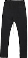 Rick Owens DRKSHDW Black Mid-Rise Straight-Leg Casual Pants. DU01C6392-RN Rick Owens DRKSHDW Black Mid-Rise Straight-Leg Casual Pants. DU01C6392-RN