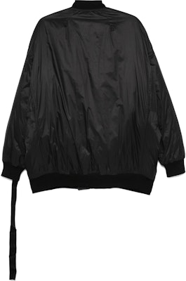 Rick Owens DRKSHDW 黑色宽松落肩拉链飞行夹克. DU02D2776NP-09 Lookbook Rick Owens DRKSHDW 黑色宽松落肩拉链飞行夹克. DU02D2776NP-09
