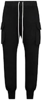 Rick Owens DRKSHDW Black Solid Color Lace-Up Jogger Pants DU01C6386RIG-09 Rick Owens DRKSHDW Black Solid Color Lace-Up Jogger Pants DU01C6386RIG-09