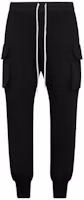 Order Rick Owens DRKSHDW 黑色純色綁帶休閒長褲 DU01C6386RIG-09