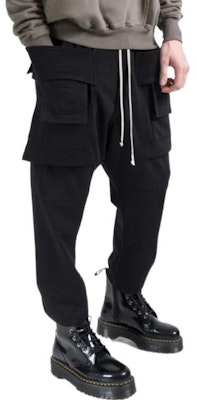 Rick Owens DRKSHDW Seluar Kargo Santai Kaki Lurus Hitam DU02A3371RIG-09 Purchase Rick Owens DRKSHDW Seluar Kargo Santai Kaki Lurus Hitam DU02A3371RIG-09