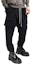 Purchase Rick Owens DRKSHDW Seluar Kargo Santai Kaki Lurus Hitam DU02A3371RIG-09