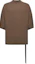 Buy Rick Owens DRKSHDW Brown Oversized Solid Ribbed Crewneck T-Shirt. DU01E3259RN-34
