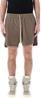 Rick Owens DRKSHDW Brown Plain Loose Fit Casual Shorts with Pockets. DU01D1367RN-34 Rick Owens DRKSHDW Brown Plain Loose Fit Casual Shorts with Pockets. DU01D1367RN-34
