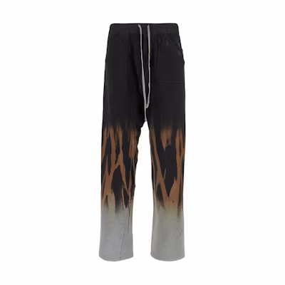 Rick Owens DRKSHDW Colorblock Mid-Rise Knit Joggers Multicolor. DU02D2370FSUN-0983