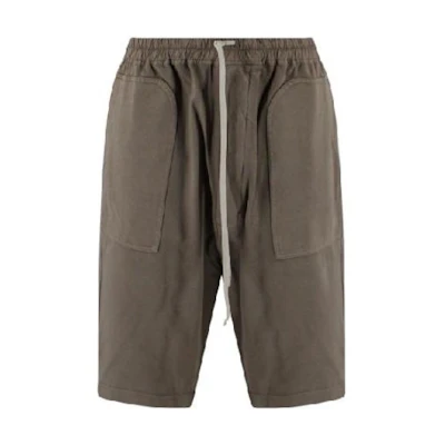 Rick Owens DRKSHDW Drawstring Shorts with Spliced Pocket Design. DU01C6368RIG-34