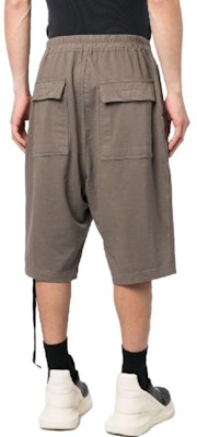 Rick Owens DRKSHDW Celana Pendek Drawstring dengan Desain Saku Spliced. DU01C6368RIG-34 Shop Rick Owens DRKSHDW Celana Pendek Drawstring dengan Desain Saku Spliced. DU01C6368RIG-34