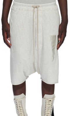 Rick Owens DRKSHDW 灰色低裆标志短裤. DU01C6380-RNEH-51 Details for Rick Owens DRKSHDW 灰色低裆标志短裤. DU01C6380-RNEH-51