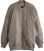 Rick Owens DRKSHDW Dust Grey Bomber Jacket with Baseball Collar. DU02D2776NP-34 Rick Owens DRKSHDW Dust Grey Bomber Jacket with Baseball Collar. DU02D2776NP-34