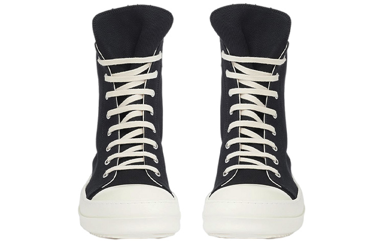 Rick Owens DRKSHDW 'FOGACHINE Denim High-Top Black White' 圖 3