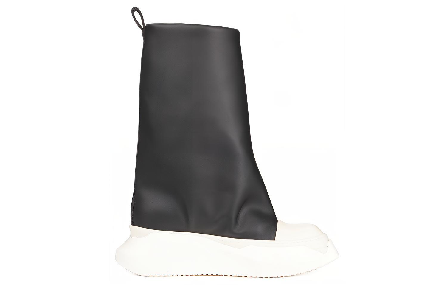 Order Rick Owens DRKSHDW '黑色Fogachine皮革一脚蹬靴' DU02B4814VL-911