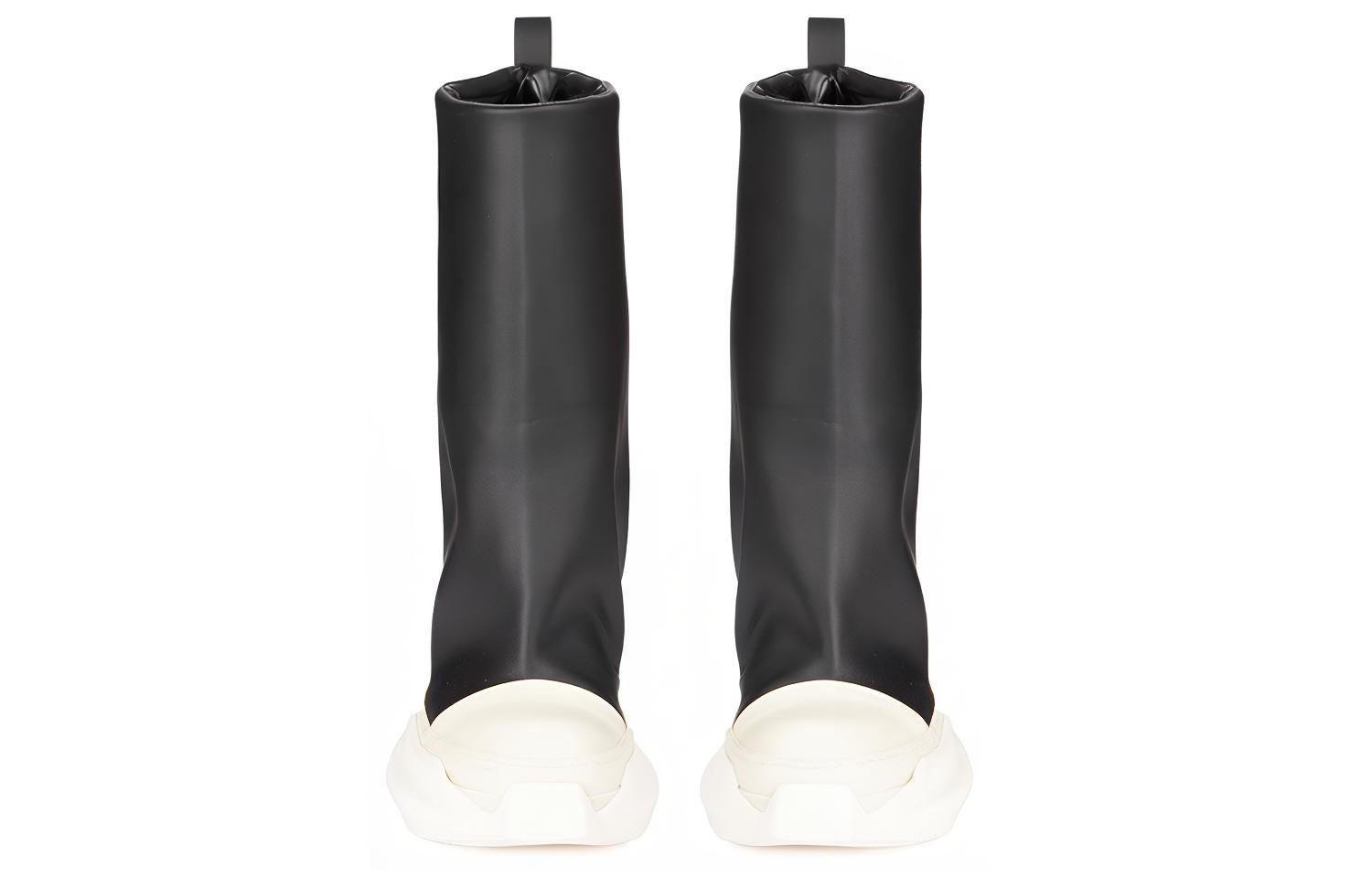 Lookbook Rick Owens DRKSHDW '黑色Fogachine皮革一脚蹬靴' DU02B4814VL-911