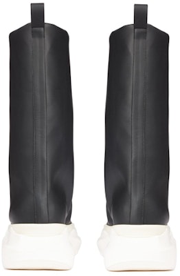 リックオウエンス DRKSHDW フォガチン レザー スリップオン ブーツ (黒) DU02B4814VL-911 Shop リックオウエンス DRKSHDW フォガチン レザー スリップオン ブーツ (黒) DU02B4814VL-911
