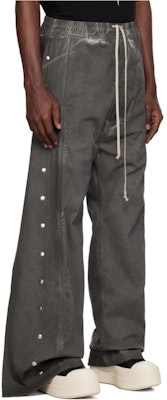 Rick Owens DRKSHDW Celana Wide-Leg Elastis Abu-Abu Kancing. DU01D1377SCF78 Lookbook Rick Owens DRKSHDW Celana Wide-Leg Elastis Abu-Abu Kancing. DU01D1377SCF78