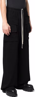 릭 오웬스 DRKSHDW 하이웨이스트 와이드레그 드로스트링 카고 팬츠 DU01C6394RN-09 Sizing 릭 오웬스 DRKSHDW 하이웨이스트 와이드레그 드로스트링 카고 팬츠 DU01C6394RN-09