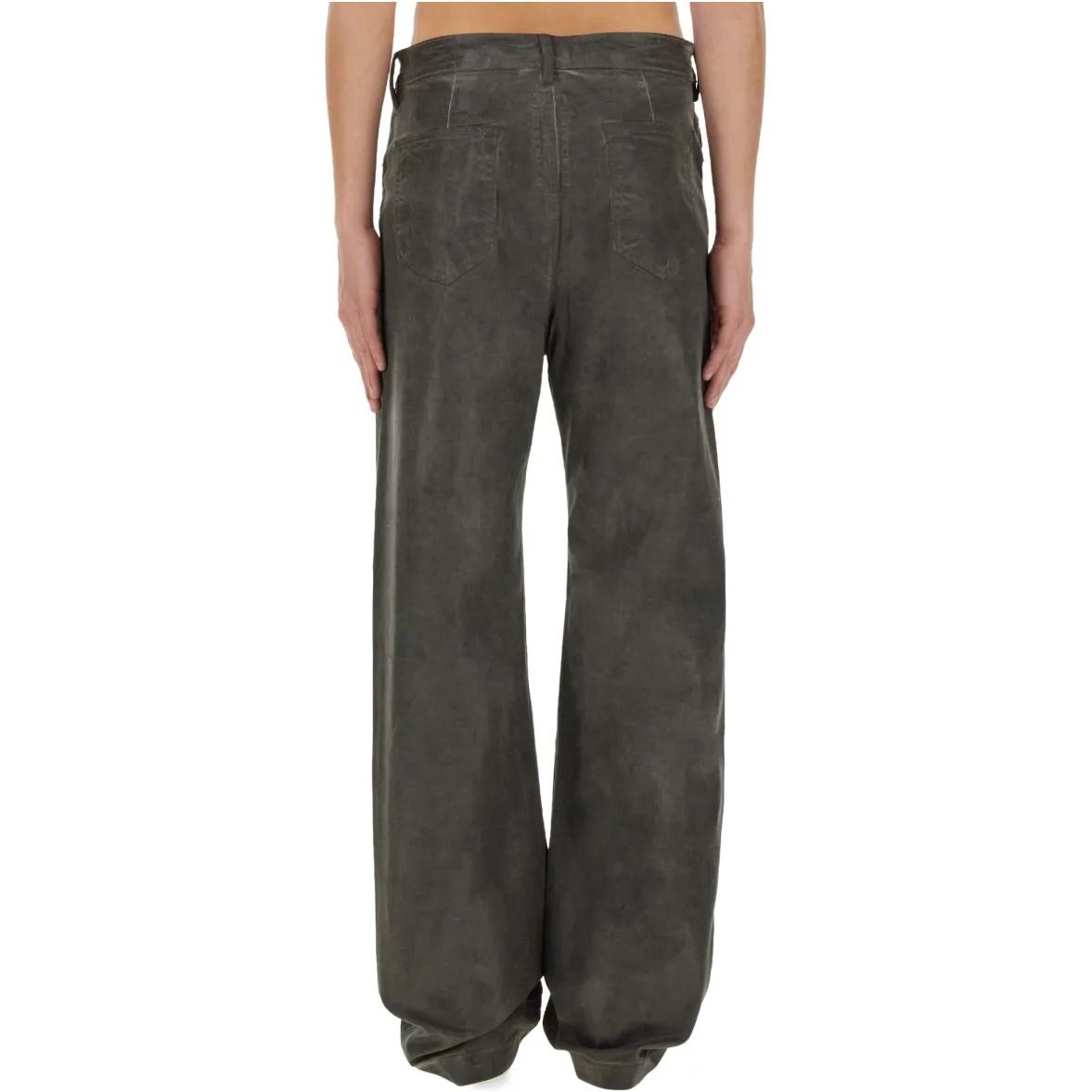 Lookbook Rick Owens DRKSHDW 高腰寬鬆直筒長褲 灰色 DU01D1351SCF-78