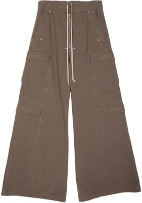 Rick Owens DRKSHDW Seluar Kargo Loose Fit High-Waisted Kelabu Lumpur. DU01D1398CB-34 Order Rick Owens DRKSHDW Seluar Kargo Loose Fit High-Waisted Kelabu Lumpur. DU01D1398CB-34