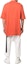 Shop Rick Owens DRKSHDW Kaos Oversized Crewneck Orange DU01B7274RN-34