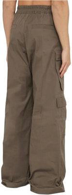 Rick Owens DRKSHDW Seluar Poket Elastik Warna Solid Kelabu. RU01D3339TE-34 Shop Rick Owens DRKSHDW Seluar Poket Elastik Warna Solid Kelabu. RU01D3339TE-34